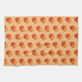 Juicy Ripe Summer Peach Georgia Pfirsiche Obst Geschirrtuch (Horizontal)