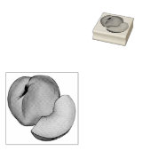 Juicy Ripe Summer Peach Georgia Pfirsiche Obst Gummistempel (Stempel)