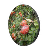 Juicy Rote Rose Hips Dart Board Dartscheibe (Vorderseite rechts)