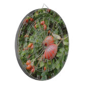 Juicy Rote Rose Hips Dart Board Dartscheibe (Vorderseite Links)