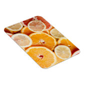 Juicy Sliced Citrus Fruits Magnet (Rechte Seite)