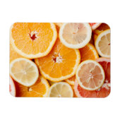 Juicy Sliced Citrus Fruits Magnet (Horizontal)