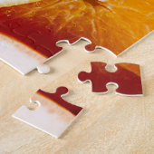 Juicy Sliced Orange Citrus Frucht Puzzle (Seite)