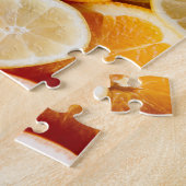 Juicy Sliced Orange Citrus Frucht Puzzle (Seite)