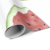 Juicy sommerliche Frucht Wassermelone Muster Geschenkpapier (Rolleneckpunkt)