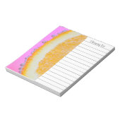 Juicy splash of orange notizblock (Rotiert)