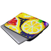 Juicy Sterne und Fruchtige Himmel. Jetzt kaufen Laptopschutzhülle (Vorne Knopf)