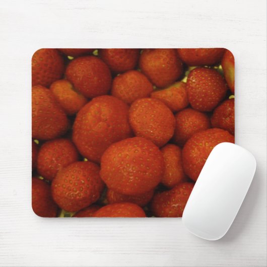 Juicy Strawberries Mousepad (Mit Mouse)
