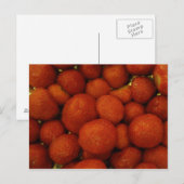 Juicy Strawberries Postcard Postkarte (Vorne/Hinten)