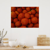 Juicy Strawberries Print Poster (Küche)