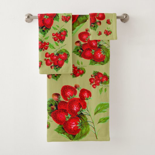 Juicy Strawberry Badhandtuch Set (Insitu)