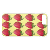 Juicy Strawberry Frucht Aquarell Makro Kunst Case-Mate iPhone Hülle (Rückseite (Horizontal))