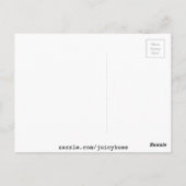 Juicy Strawberry Frucht Aquarell Makro Kunst Postkarte (Rückseite)