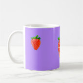 Juicy Strawberry im Pop Art Style Kaffeetasse (Links)