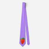 Juicy Strawberry im Pop Art Style Krawatte (Vorderseite)