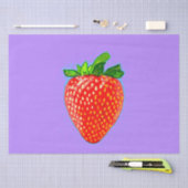 Juicy Strawberry im Pop Art Style Seidenpapier (Handwerk)