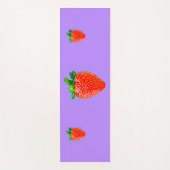 Juicy Strawberry im Pop Art Style Yogamatte (Vorderseite)