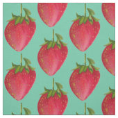 Juicy Strawberry muster Aquarellfrucht Pop Art Stoff (Muster)