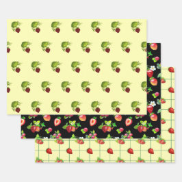 JUICY STRAWBERRY SET GESCHENKPAPIER SET