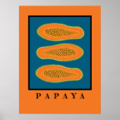 Juicy Trio Papaya Orange Poster (Vorne)