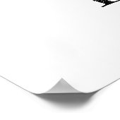 Juicy Trio Papaya White Poster (Ecke)