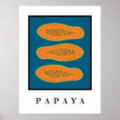 Juicy Trio Papaya White Poster (Vorne)