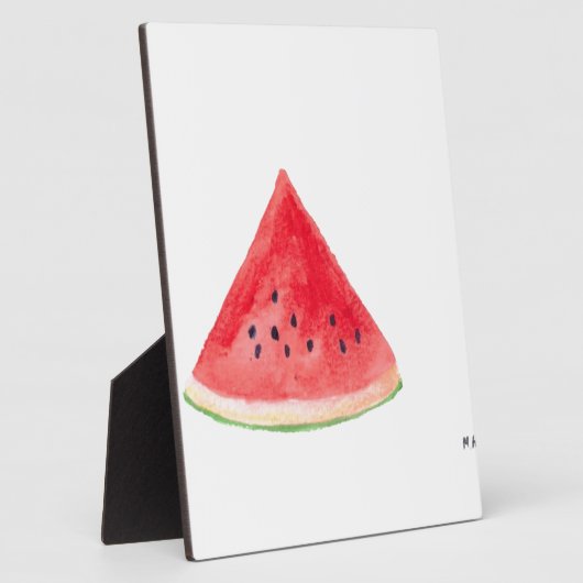 Juicy-Wassermelone-Früchte Fotoplatte (Seite)