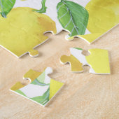 Juicy Watercolor: Lebendige Lemon-Malerei Puzzle (Seite)