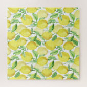Juicy Watercolor: Lebendige Lemon-Malerei Puzzle (Horizontal)