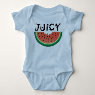 Juicy Watermelon - Baby Jersey Bodysuit Strampler