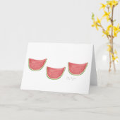 Juicy Watermelon Cards Karte (Gelbe Blume)