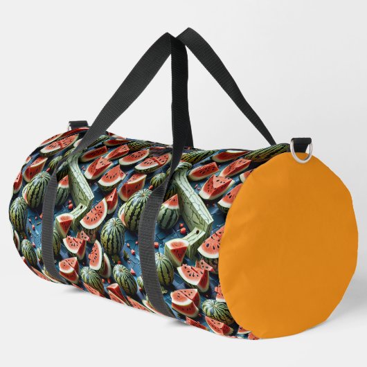 Juicy Watermelon Design 2 Duffle Bag (Linke Ecke)