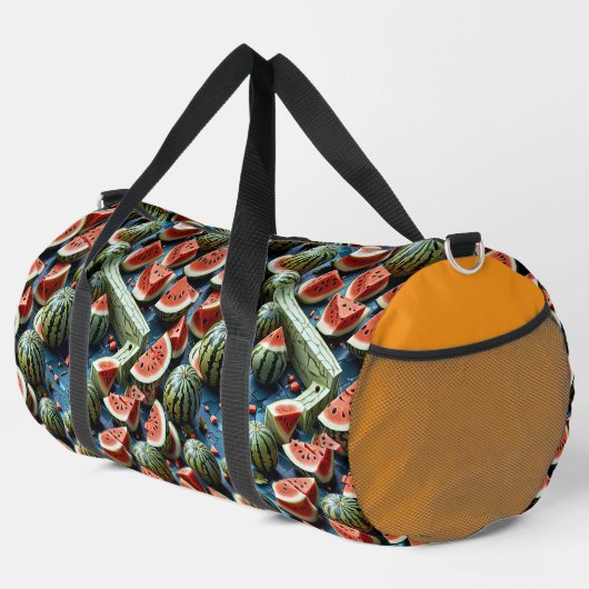 Juicy Watermelon Design 2 Duffle Bag (Rechte Ecke)