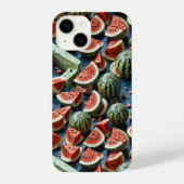 Juicy Watermelon Design 2 iPhone Hülle (Rückseite)