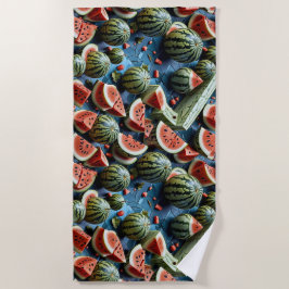 Juicy Watermelon Design 2 Strandtuch