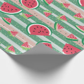 Juicy Watermelon Geschenkpapier (Ecke)