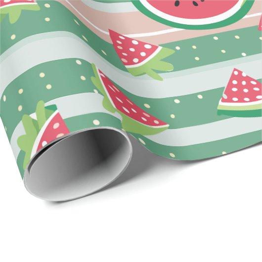 Juicy Watermelon Geschenkpapier (Rolleneckpunkt)