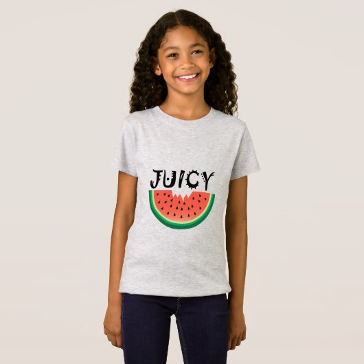 Juicy Watermelon - Girls' Fine Jersey T - Shirt (Vorne ganz)