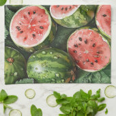 Juicy Watermelon Küchentuch (Gefaltet)