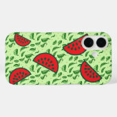 Juicy Watermelon & Leaf Case-Mate iPhone Hülle (Rückseite (Horizontal))