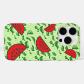 Juicy Watermelon & Leaf Case-Mate iPhone Hülle (Rückseite (Horizontal))