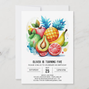 Juicy Watermelon Online Frucht Geburtstag Einladung