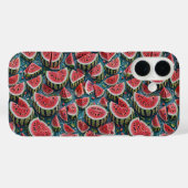 Juicy Watermelon Pattern Design 1 Case-Mate iPhone Hülle (Rückseite (Horizontal))