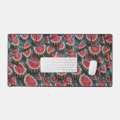 Juicy Watermelon Pattern Design 1 Schreibtischunterlage (Tastatur & Maus)