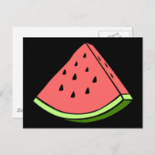 Juicy Watermelon Postkarte (Vorne/Hinten)