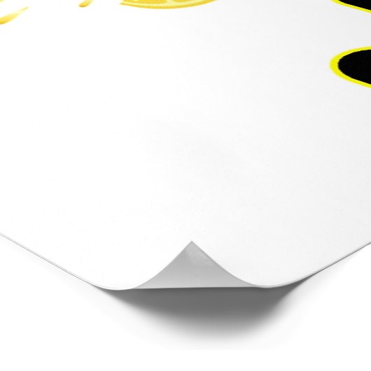 Juicy Yellow Poster (Ecke)