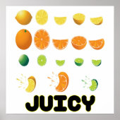 Juicy Yellow Poster (Vorne)