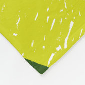 Juicy Zitronen: Vintag nahtlos. Fleecedecke (Ecke)