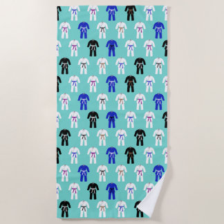 Jujitsu Jiu Jitsu BJJ Personalisiert Strandtuch