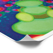 Juju Kinetic Collage Kaleidoscope Poster (Ecke)